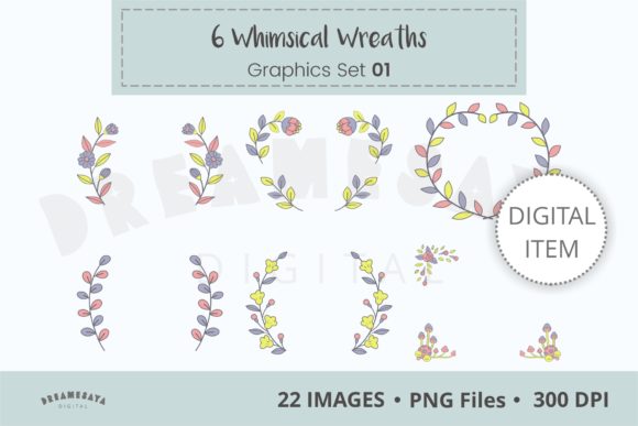 Beautiful Pastel Wreaths for Your Creative Projects
