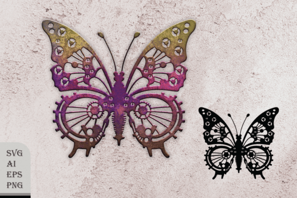 Decorative Steampunk Butterfly: Infusing Vintage Industrial Charm