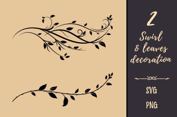 Decorative Swirls and Leaves: Elevate Your Design Projects