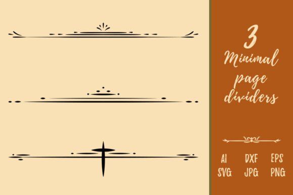 Elegant Minimal Line Art Dividers for Timeless Design