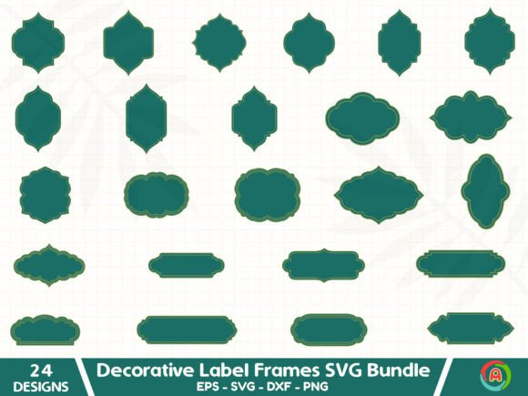 Elevate Your Brand with Decorative Label Frames SVG Bundle