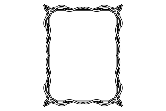 Filigree Vintage Frame: Baroque Flourish for Bold Branding