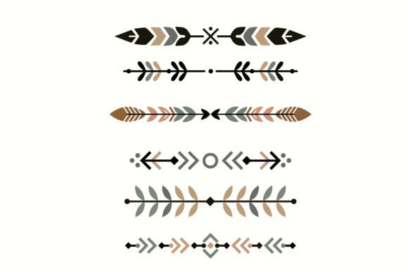 Integrating Cultural Artistry: The Decorative Ethnic Borders Vector Set