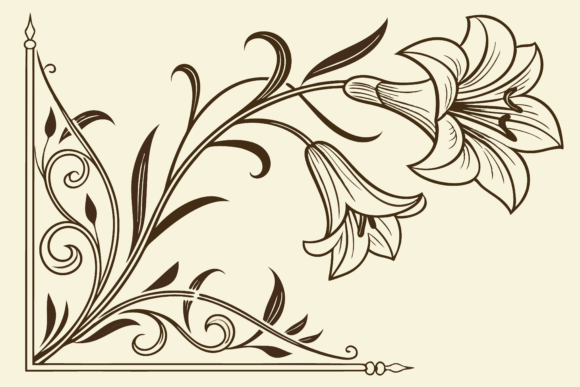 Mastering Art Nouveau Elegance: Vintage Decorative Corner Designs
