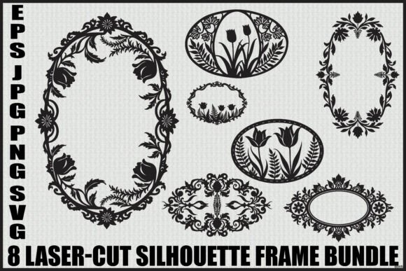 Ornamental Frames for Wedding & Stationery Projects