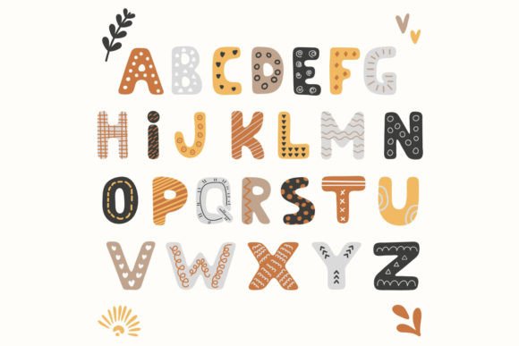 Warmth and Whimsy: The Playful Decorative Alphabet